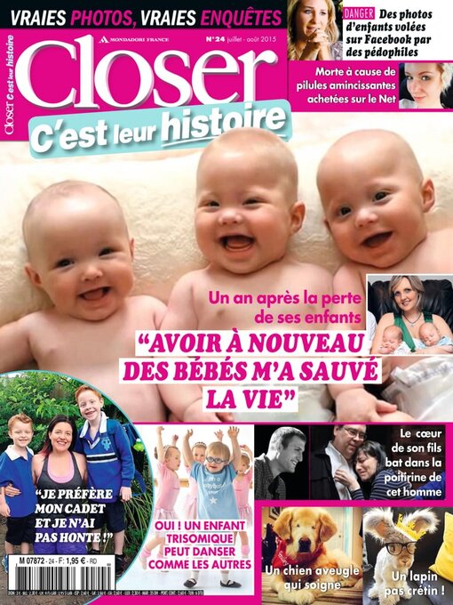 Cover image for Closer C'est leur Histoire HS: Closer C'est leur Histoire HS